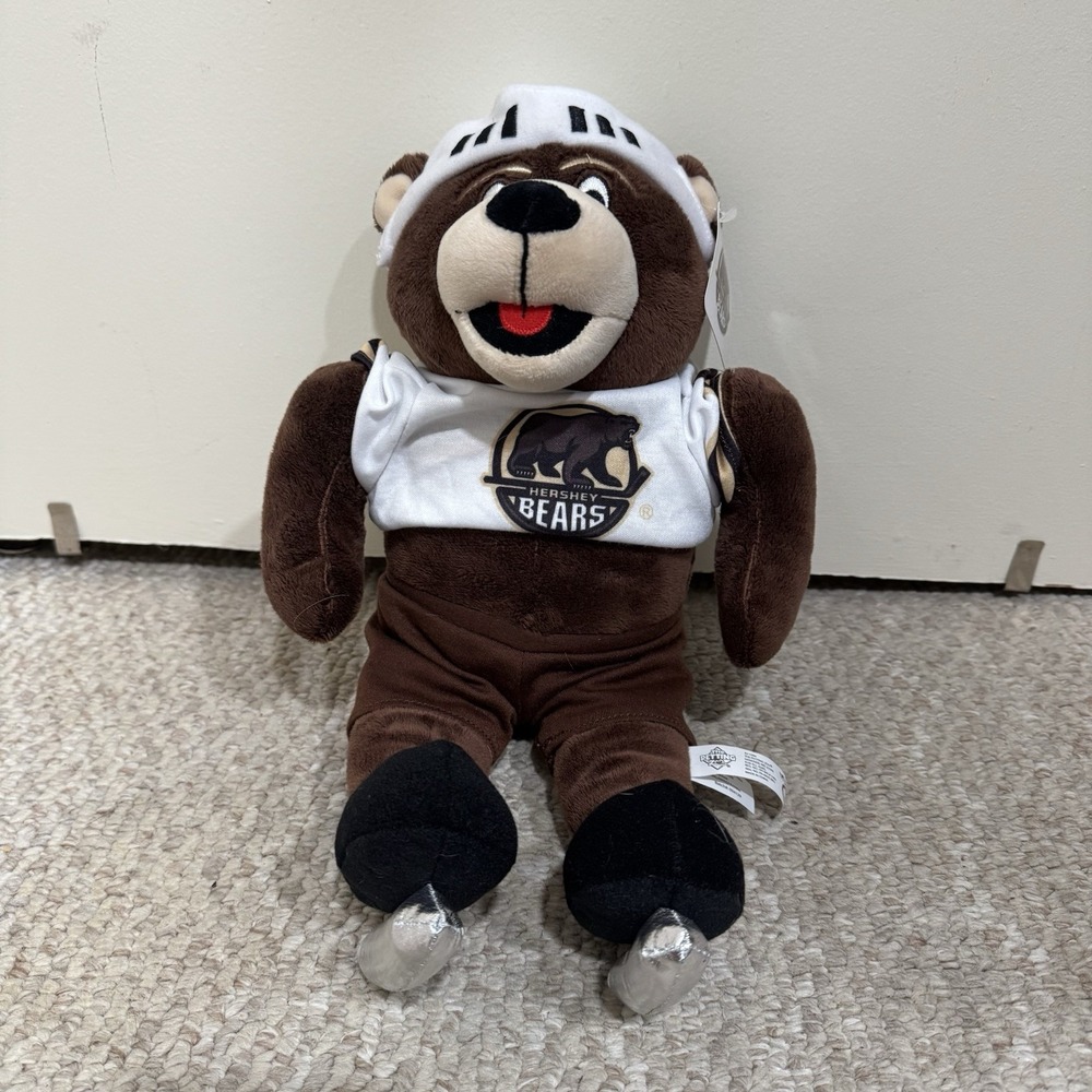 Vintage Hershey Bears Coco The Bear Mascot Plush Toy The Petting Zoo 1994 - NWT